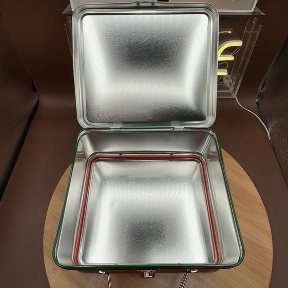 Vintage Long Island Ducks Nathans Hot Dog Promotion Tin Lunchbox - Picture 6 of 6